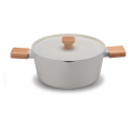 good quality cookware set with different handle casserole