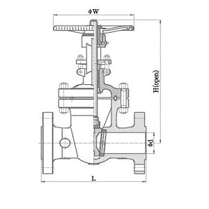 Class 1500 & Class 2500 Cast Steel Gate Valve