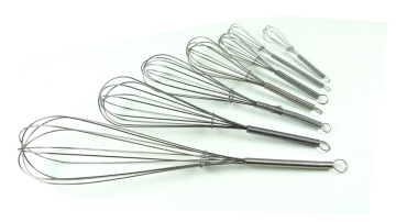 different size stainless steel egg beater