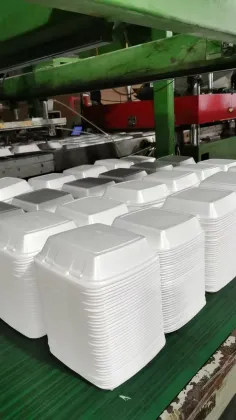 Lonchera desechable de PS Blanco