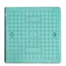 Square resin power manhole cover