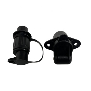 Avrupa Standart 12V römork konnektörü 12V 3 pin römork soket fişi Otomatik için