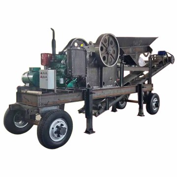 Portable Mobile Diesel Engine Mining PE150x250 Mobile Stone Crushing Machine