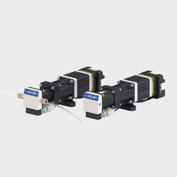 Microfluidic Syringe Pump with 3-Way Solenoid Valve and Multiple Communication Interfaces for PLC Control