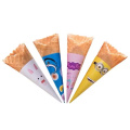 Disposable custom printed ice cream cone paper