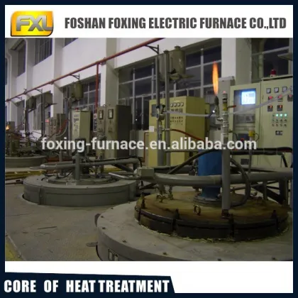 well type gas carburizing furnace