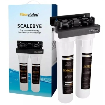 Filtro Doccia, Filtro Anticalcare Da 1/2 Pollice, Con 3 Filtri Blu Sostituibili, Filtrazione