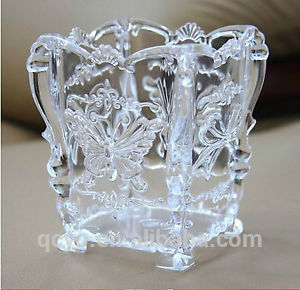 2015 fashion clear Acrylic vertical and drawer Jewelry Box made in china