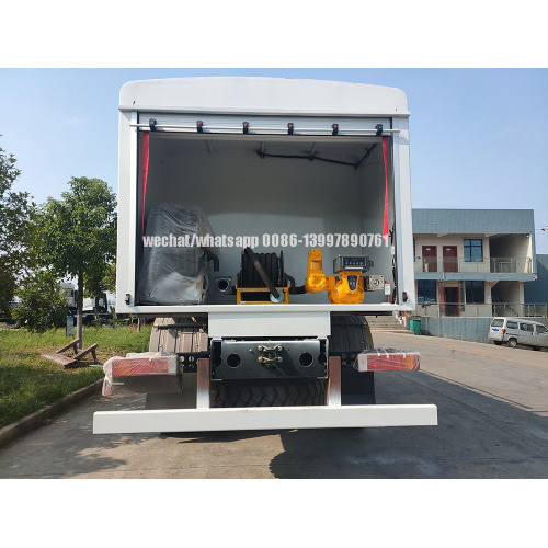 DONGFENG 25,000 liters Fuel Tank Truck Mounted Mechanical Flowmeter and Refueling Gun