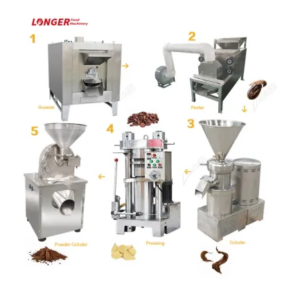 Cocoa Butter Making Machine: Industrial Cacao Paste Grinding Processing Plant