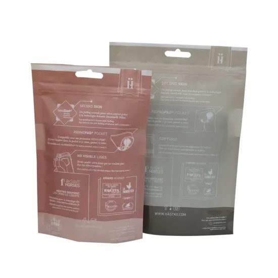 Resealable Zipper Compostable Garment Clothing Sock Packaging Bags
