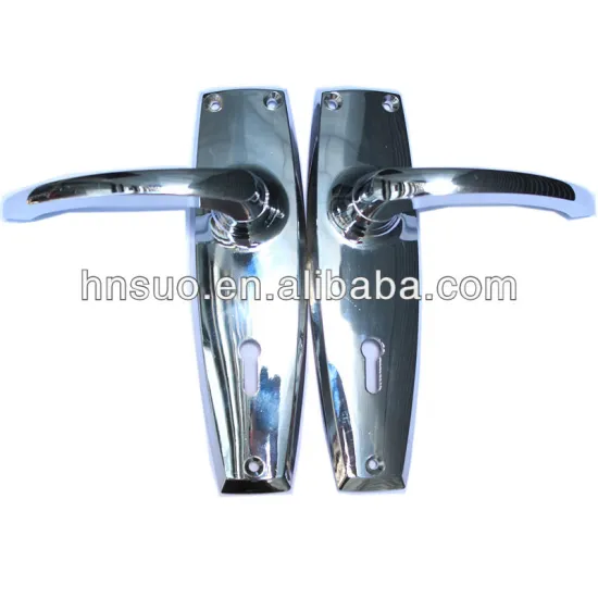 face plate chrome finishing zinc alloy building door lock