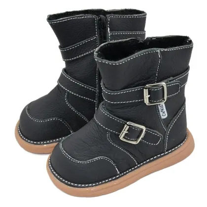 kids boots winter keep warm boots kids leather boots comfortable boots