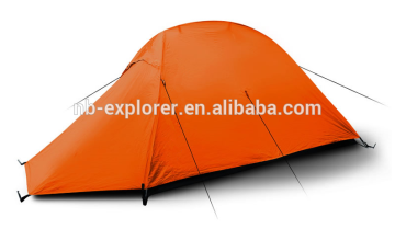 Light weight aluminium pole backpacking tent