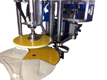 Halbautomatische Faltmaske zur Herstellung der Produktionslinie