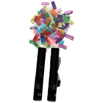 Handheld electric paper confetti gun