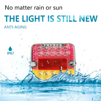 Light Indicator Truck Trailer License Plate Lamp Taillight