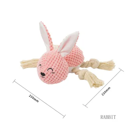 Durable Plush Elephant Dog Toy