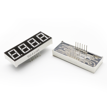 0.56 Inch 4 Digits LED Tube Common Anode White Display