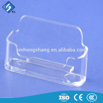 Hot Sale Small Single Shiny Acrylic Business Card Cases / Holder in Office