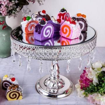 silvery square tray for wedding decoration