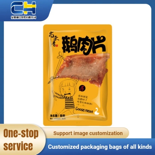 Пленка для упаковки пищевых продуктов с принтом для ломтиков свежего мяса