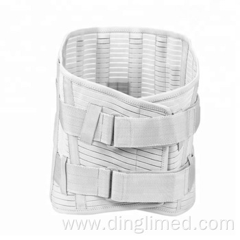 Waist Support Brace White Neoprene Back Belt