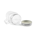 480ml Clear Glass Mason Jar με λαβή
