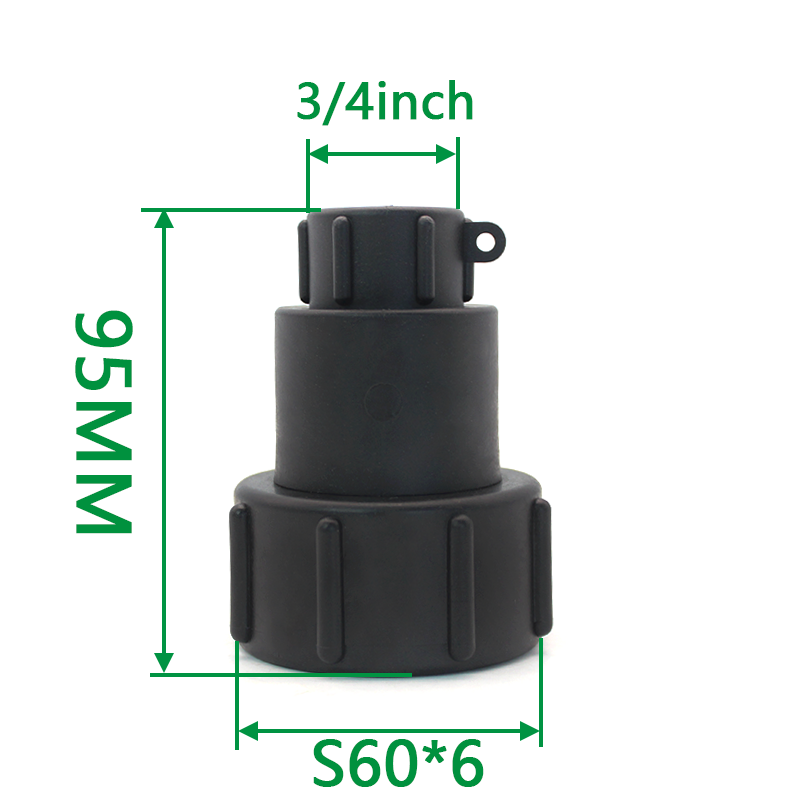 3/4 inch swivel hose tail ibc adapter