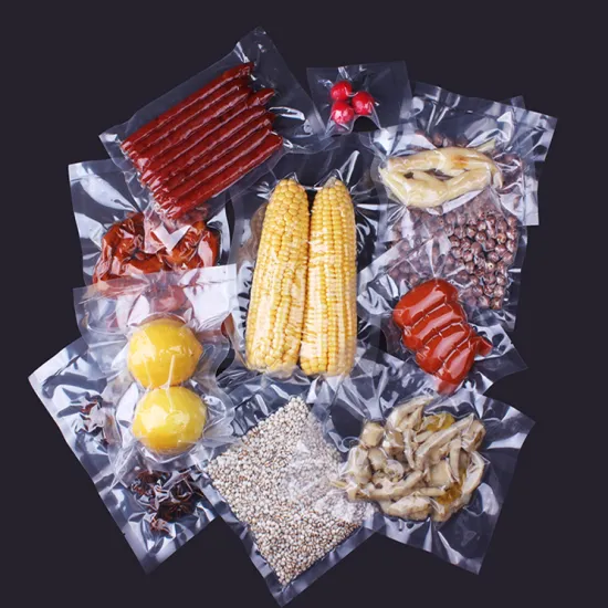 Heat Seal Transparent Vacuum Plastic Food Packing Bags