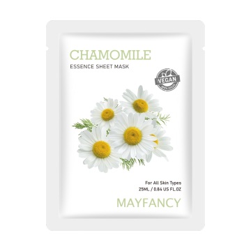 Natural Plant Scent Vegan Chamomile Sheet Mask