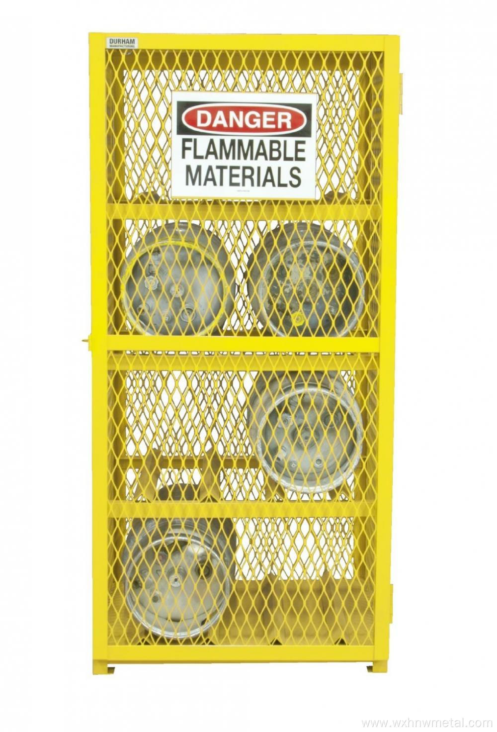 8 Gas cylinder storage cage