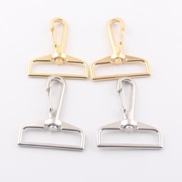 High Quality Factory Wholesale 40mm Alloy Metal Swivel Spring Snap Hook for Leather Accessories