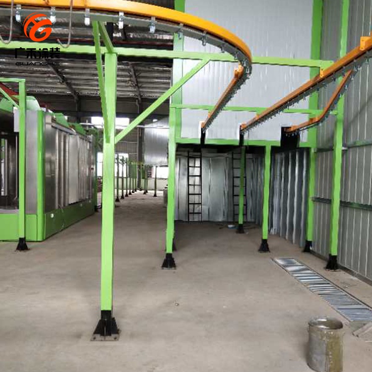 Economical Semi-Automatic Powder Coating Line