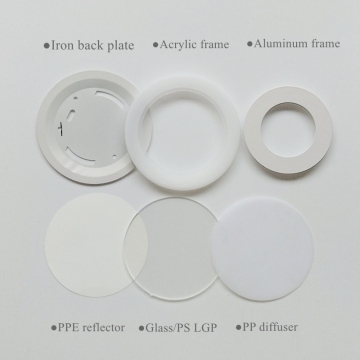 12+4W Blue Panel Light SKD
