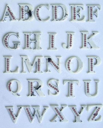 Plastic Alphabet Beads
