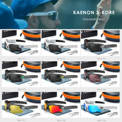 Kaenon KN0417 Polarized Sunglasses - Windproof Sports Eyewear for Men and Women
