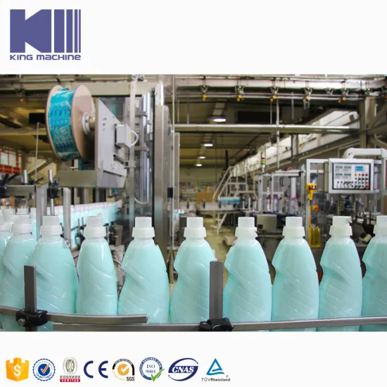 Auto Bottle Filling Machine for Detergent Liquids - 300ml to 750ml Round Bottles
