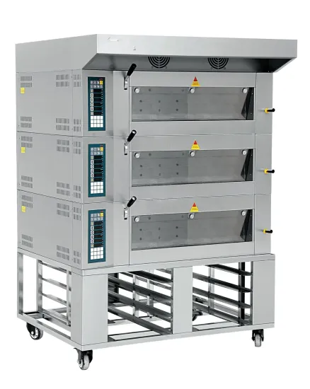 Bakery Machine 3 Deck Pizza Gas Oven for Sales
