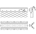 Perles d&#39;angle formant une machine