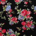 God kvalitet Crinka Floral Woven Printed Viscose Fabric