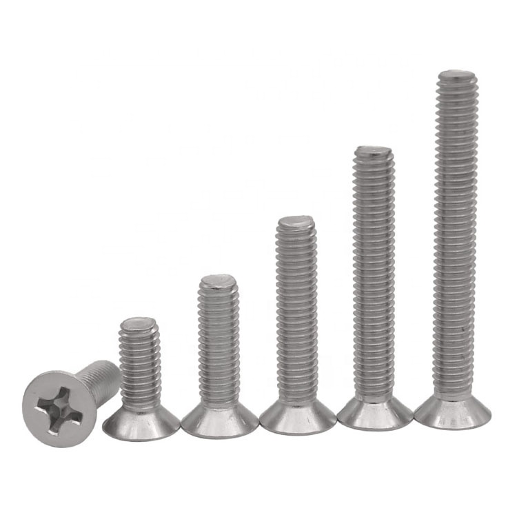 DIN965 Metric Cross Rekessed Countersunk Head Screw