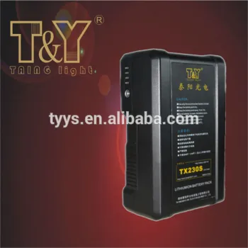 rechargeable V-lock video camera battery