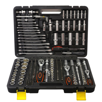 Matte 72T 216 Pcs Automotive Car Repair Tool Kit - Emergency Hand Combo Kits & Socket Wrench Set