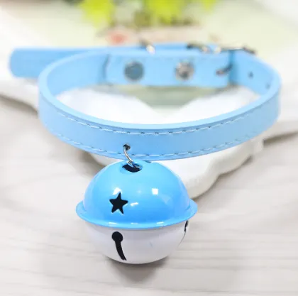 hot pet supplies paint big bell pet collar