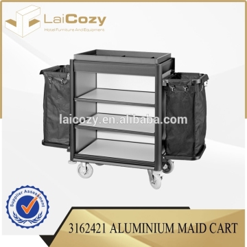 High quality hotel housekeeping cart from Zhuhai Laicozy supplier / hotel housekeeping cart