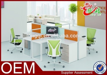 2015 china wholesale modular office furniture 4 person partition design M1574