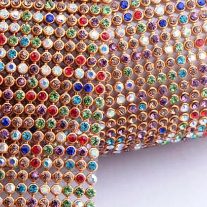 DIY Wedding Diamond Mesh Wrap Roll Sparkling