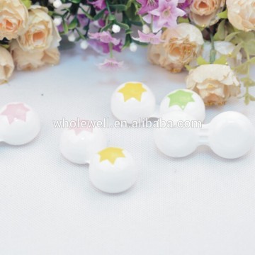 Factory outlet Contact Lens Case, contact lens double box, 3D little star double colors contact lens case