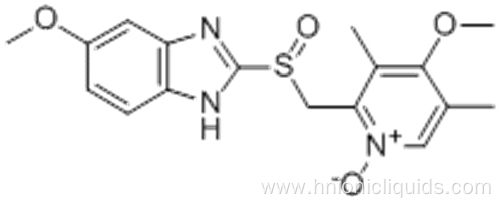 5-METHOXY-2-[((4-METHOXY-3,5-DIMETHYL-1-OXIDO-2-PYRIDINYL)METHYL)SULFINYL]-BENZIMIDAZOLE CAS 176219-04-8